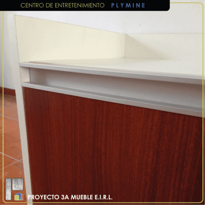 Mueble moderno de melamina para TV - Imagen 3