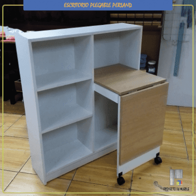 Escritorio plegable de melamina - Imagen 2