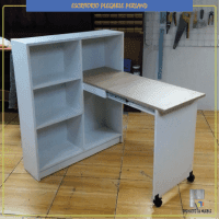 Escritorio plegable de melamina