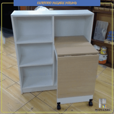 Escritorio plegable de melamina - Imagen 3