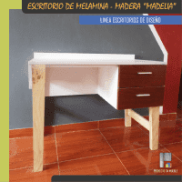 Escritorio moderno de melamina