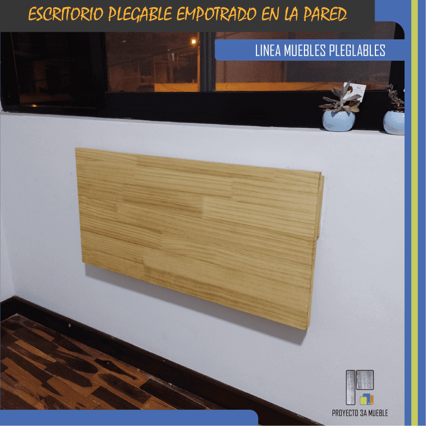 Escritorio plegable de madera - Imagen 2