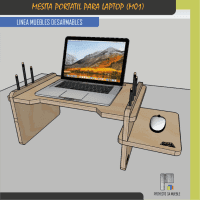 Mesa desarmable y portátil para laptop (M01)
