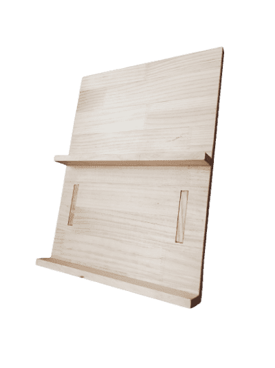 Exhibidor desarmable de madera para agendas - Imagen 2