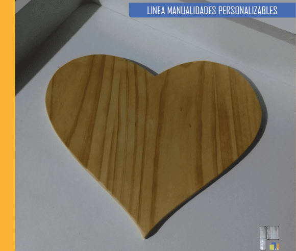 Corazon de madera de Pino Corazon de madera de Pino